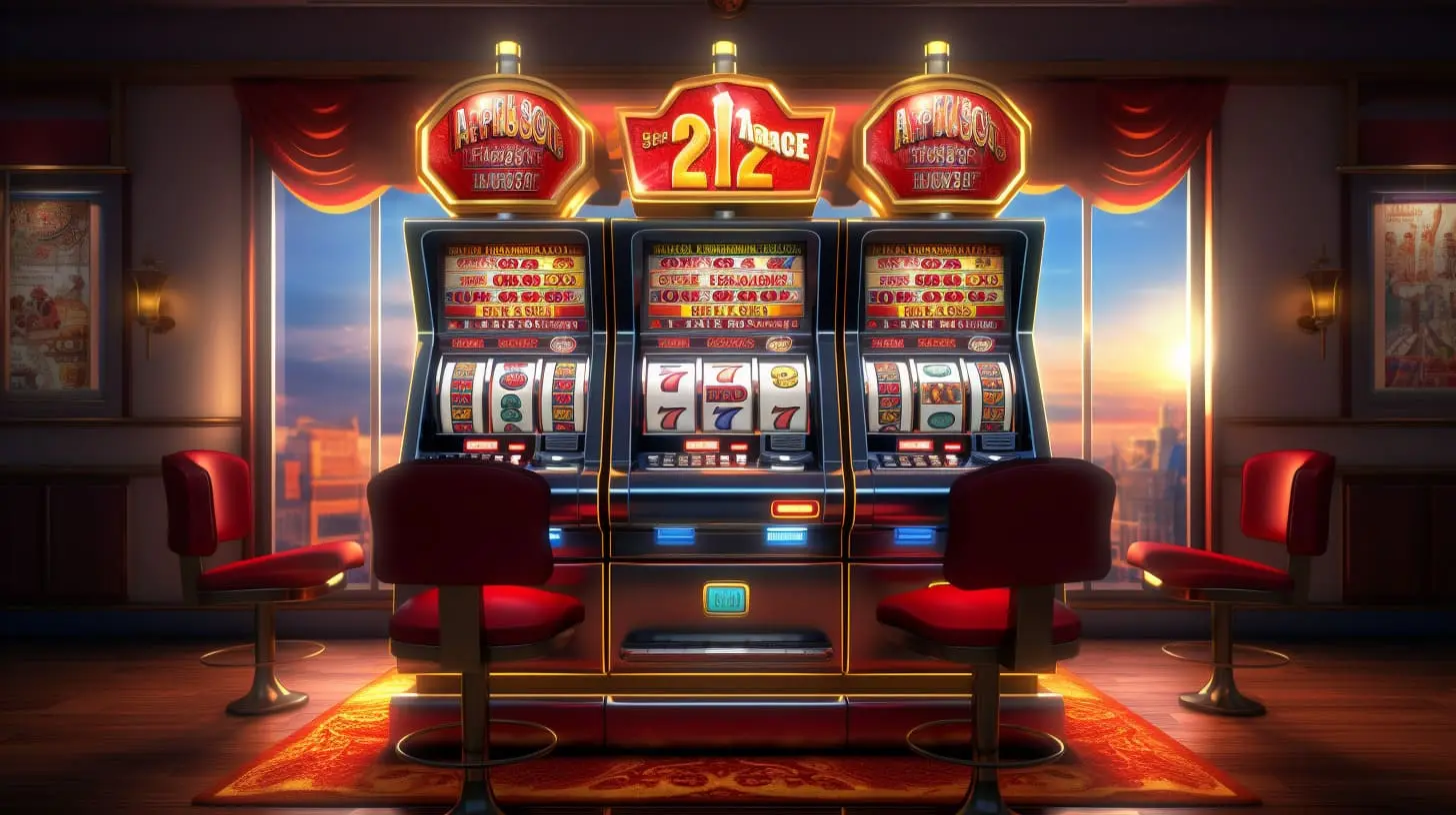 UUBD Slots interface with spinning reels and jackpot icons